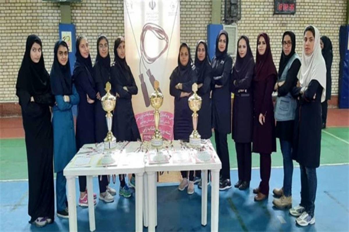 کانون شهدا دشتستان نائب قهرمان مسابقات  طناب زنی دانش آموزان دختر استان بوشهر