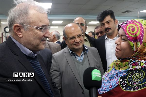 بازدید وزیر بهداشت ، درمان و آموزش پزشکی از مراکز درمانی شهرستان‌های جنوب استان تهران
