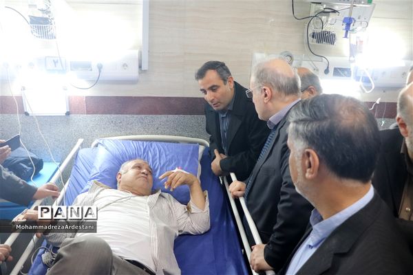 بازدید وزیر بهداشت ، درمان و آموزش پزشکی از مراکز درمانی شهرستان‌های جنوب استان تهران