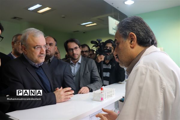 بازدید وزیر بهداشت ، درمان و آموزش پزشکی از مراکز درمانی شهرستان‌های جنوب استان تهران