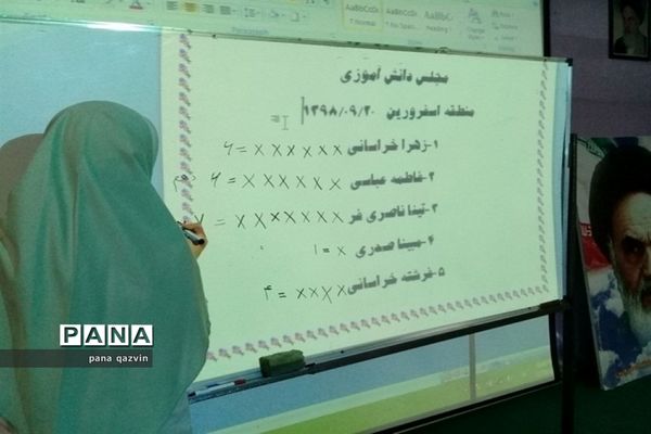 انتخابات شورای دانش‌آموزی اسفرورین