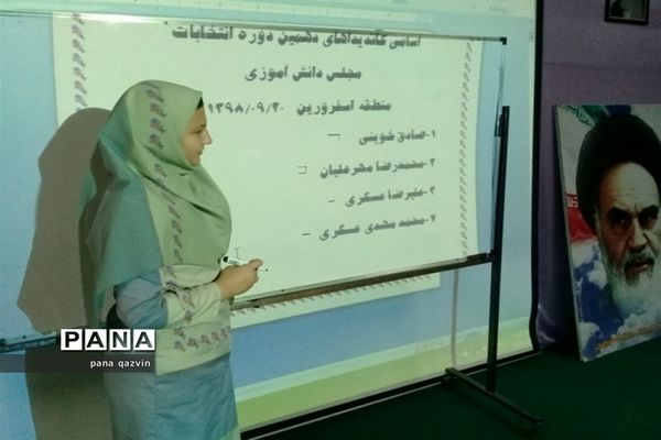 انتخابات شورای دانش‌آموزی اسفرورین