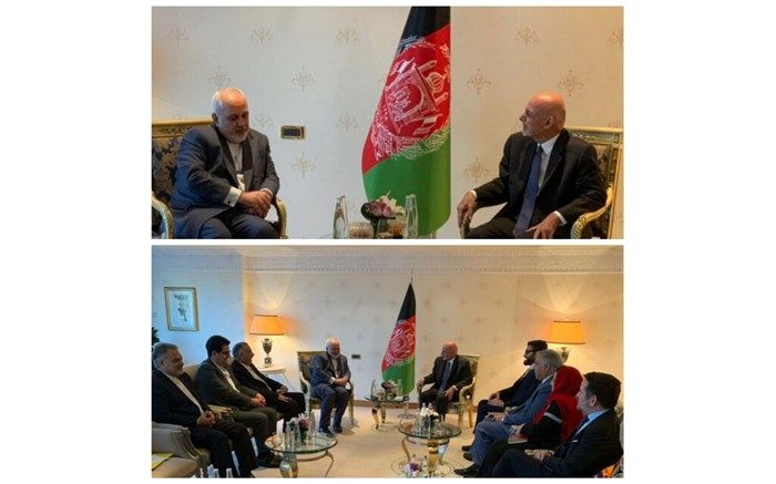 دیدار ظریف با رئیس جمهور افغانستان