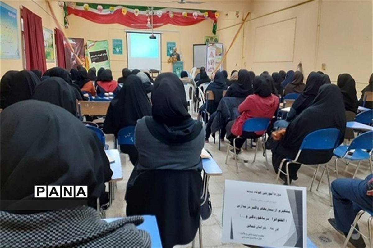 برگزاری دوره آموزشی پیشگیری از بیماری های واگیر و غیر واگیر برای 150 مراقب و رابط سلامت مدارس استان
