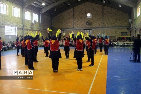 جشنواره فریادهای شادی و بازی‌های همگانی و المپیاد ورزشی درون مدرسه‌ای دبیرستان تمام تشکیلاتی در مراغه