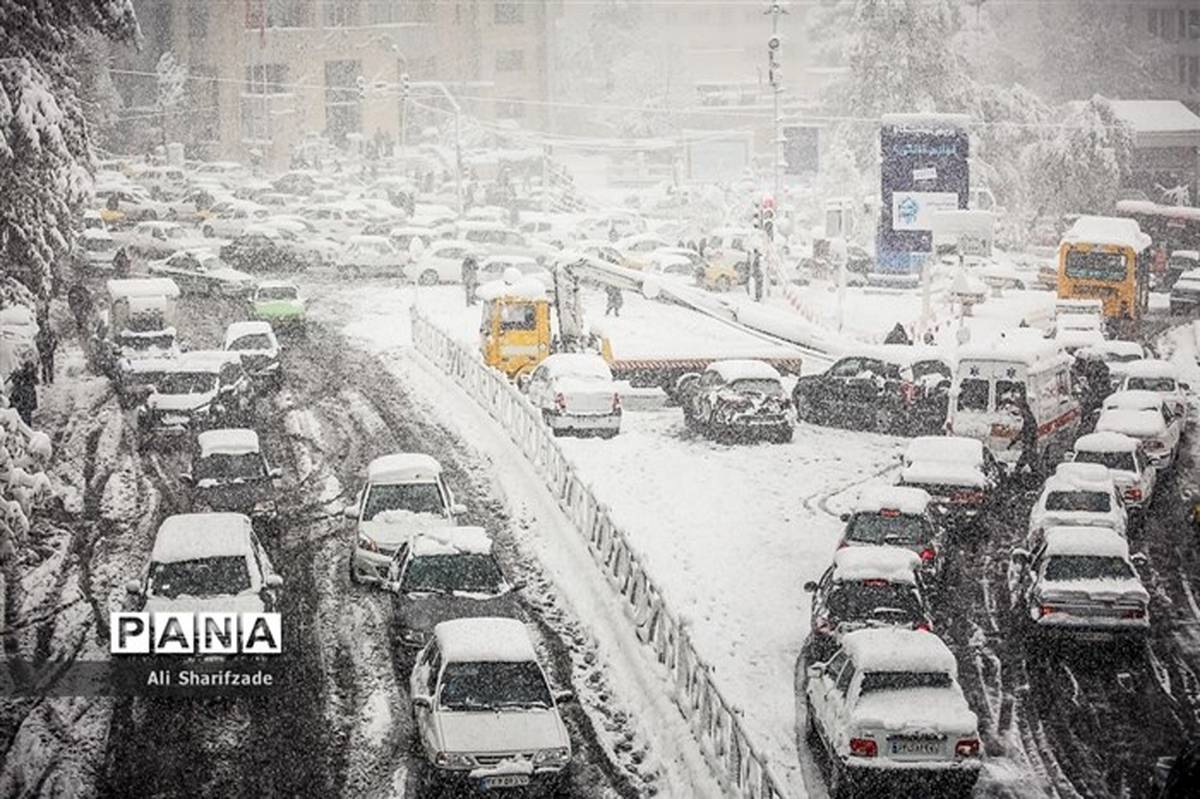 تداوم بارش برف و باران در کشور