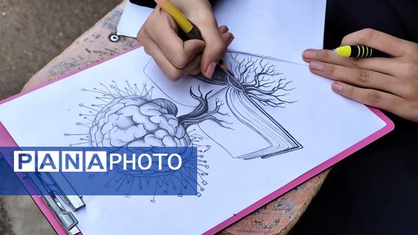 نواختن زنگ هفته کتاب و کتابخوانی در کارون