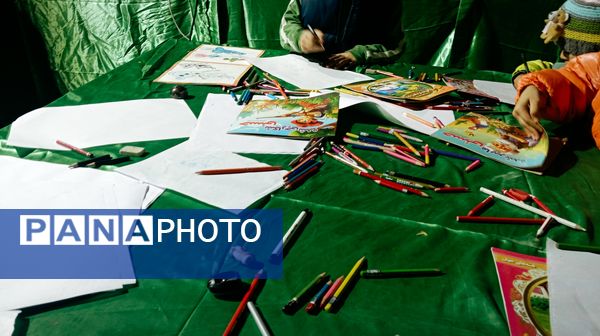 موکب  فرهنگی کودکان در شهرستان کاشمر 