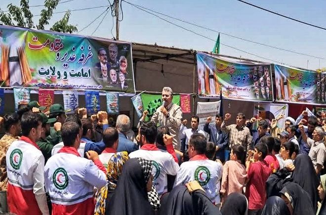 برگزاری مهمانی کیلومتری غدیر در شهرستان مارگون