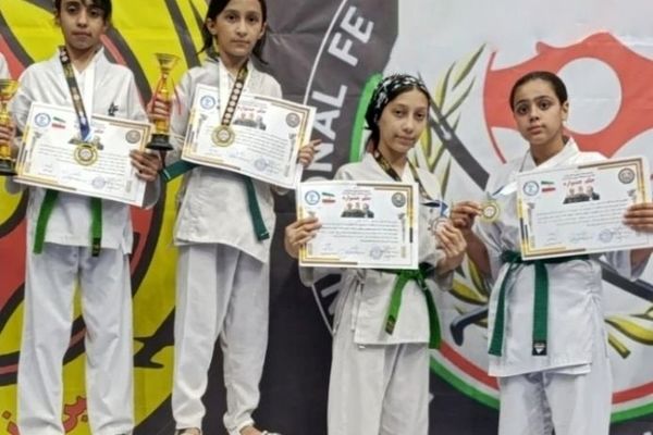 درخشش تیم کیوکوشین کاراته بیرانشهر در مسابقات قهرمانی کشور با ۱۰ مدال رنگارنگ