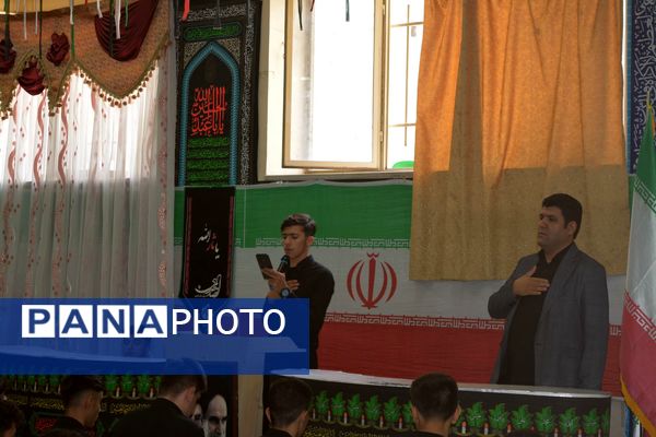 برگزاری مراسم سوگواره احلی من العسل در هنرستان مجتمع فنی تهران بهارستان ۲