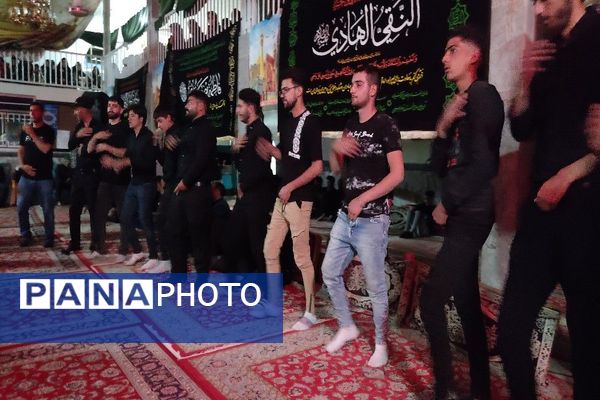 مراسم عزاداری شب ششم محرم در شهر بار نیشابور 