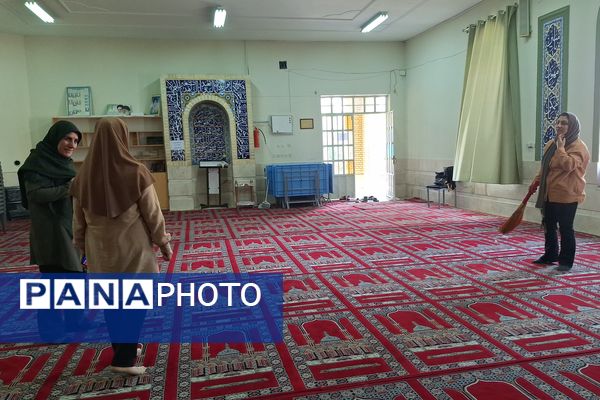 از خانه تکانی نمازخانه مدرسه تا رسیدن به اوج معنویت و نشاط 