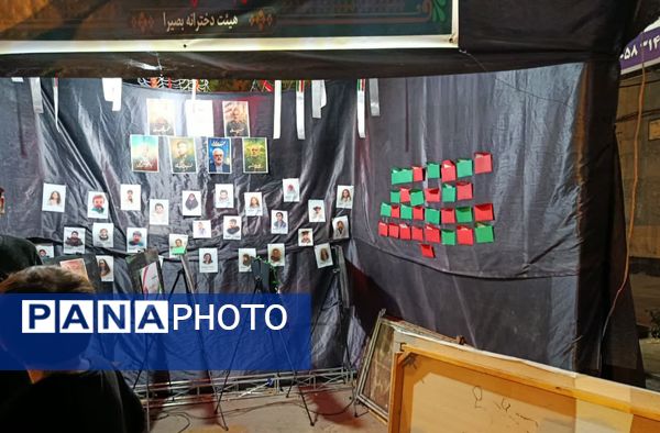 برپایی موکب دختران بصیرا در بجنورد 