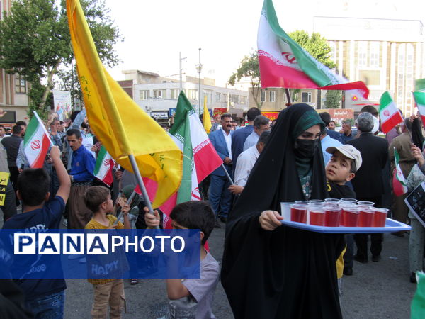 خروش مردم کردستان در حمایت از عملیات «بشارت فتح» و مدافعان میهن