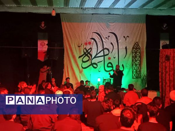 مراسم عزاداری دهه فاطمیه در مسجد مهرولایت با میهمانی شهید گمنام