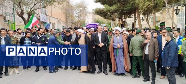 راهپیمایی روز13 آبان در شهر کلات برگزار شد
