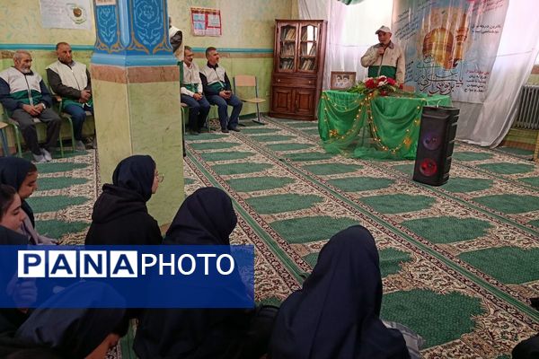 گسترش فرهنگ رضوی؛ خادمان حرم امام رضا(ع) مهمان مدارس فیروزکوه