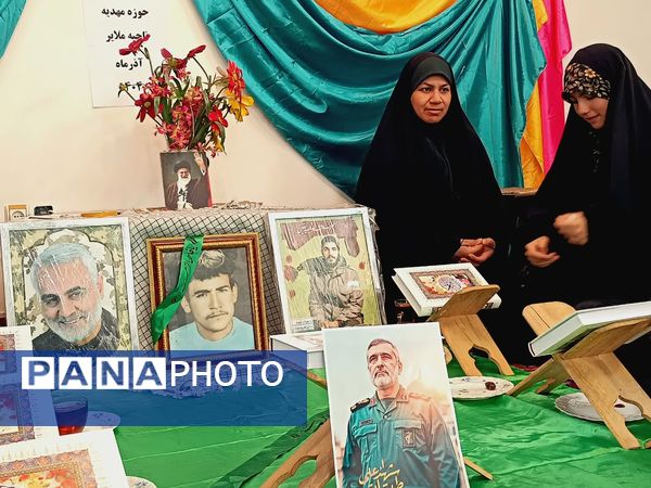 دیدار دانش‌آموزان بسیجی جوکار با خانواده شهید قاسم محمدی