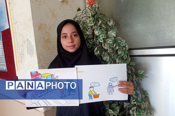 گرامیداشت هفته سالمند در دبیرستان دخترانه شاهد فیض ناحیه 3 شیراز