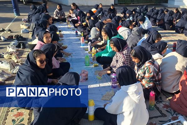 مراسم عزاداری حضرت زهرا (س) در دبیرستان دخترانه هیأت امنایی پویش ناحیه ۳شیراز 