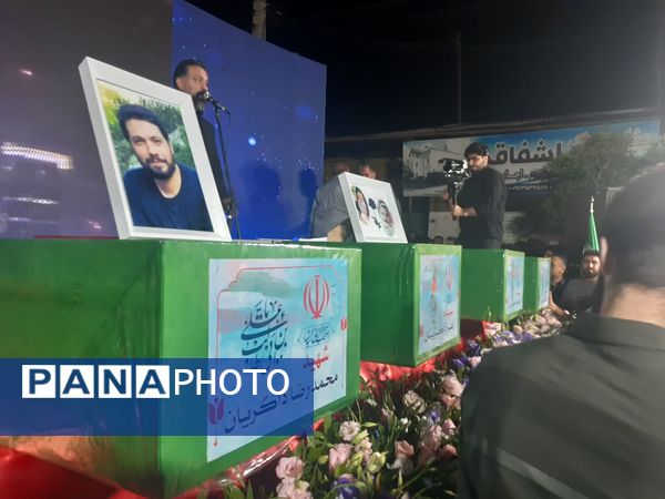 وداع پرشور با شهید ذاکریان در بابل