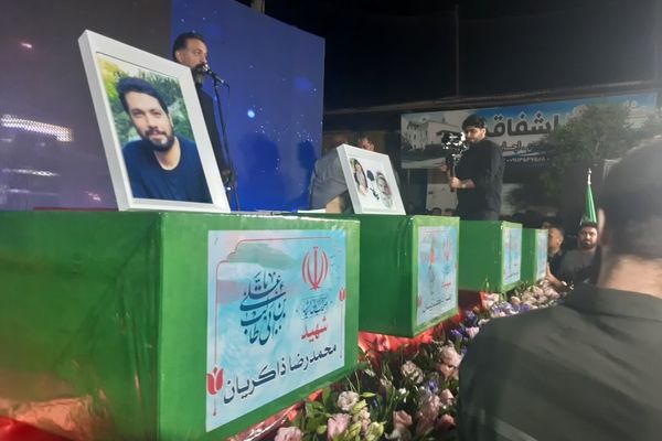 وداع پرشور با شهید ذاکریان در بابل