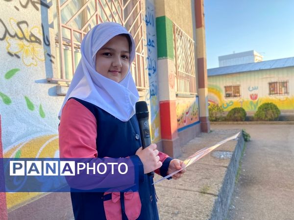 صبحگاه در مدرسه پاهکیده املش