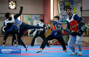 تمرین تیم ملی تکواندو مردان