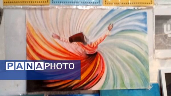 نمایشگاه هنر در مدرسه عطیه۲ ناحیه هفت مشهد مقدس
