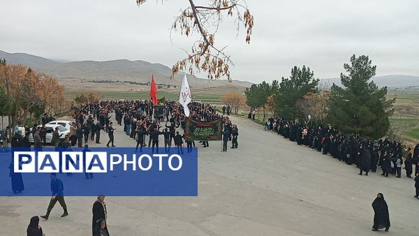 مراسم دسته روی و سینه زنی مردم آشخانه به مناسبت شهادت امام علی (ع)
