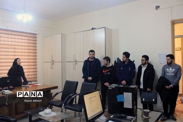 بازدید دانشجو معلمان دانشگاه فرهنگیان آذربایجان شرقی از سازمان دانش آموزی استان