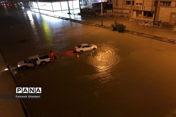 بارش شدید باران و آبگرفتی شهرها در خوزستان