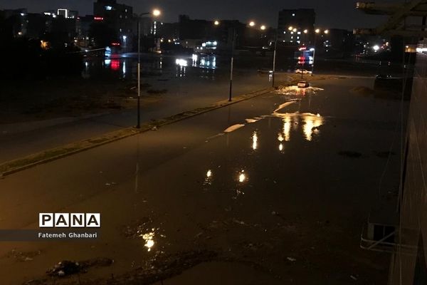 بارش شدید باران و آبگرفتی شهرها در خوزستان
