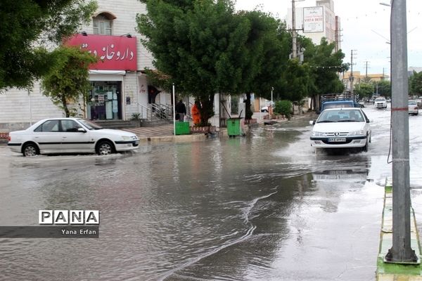 بارندگی امروز در بوشهر