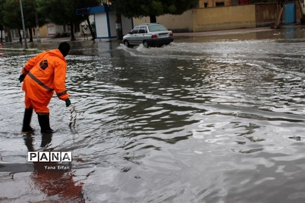 بارندگی امروز در بوشهر