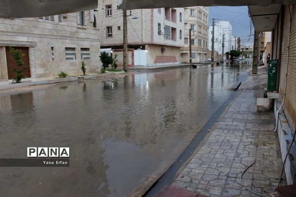 بارندگی امروز در بوشهر