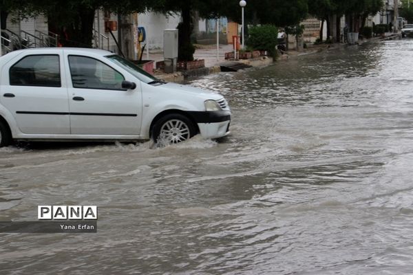 بارندگی امروز در بوشهر