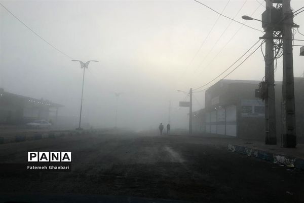 مه گرفتگی در شهرستان کارون