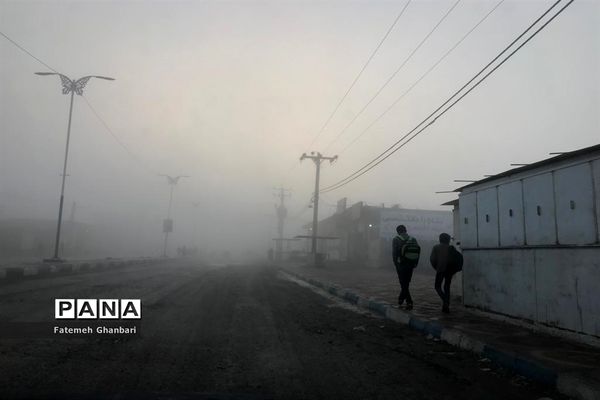 مه گرفتگی در شهرستان کارون