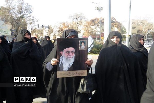 راهپیمایی شکوهمند 9 دی در خراسان شمالی