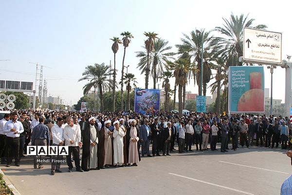 تجمع فرهنگیان استان به‌مناسبت یوم الله  ۹ دی