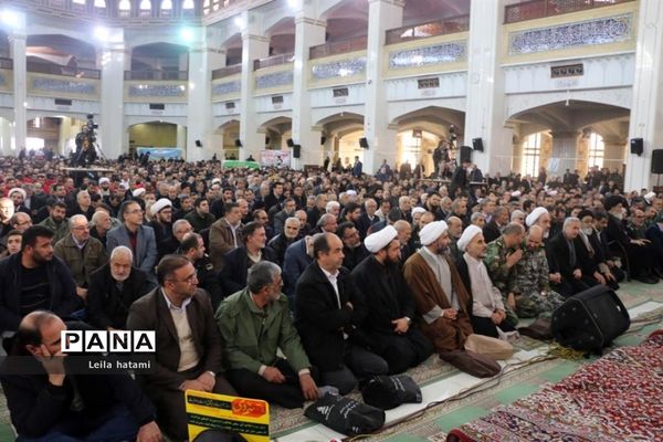 تجمع بزرگ مردم تبریز به مناسبت گرامیداشت حماسه ۹ دی