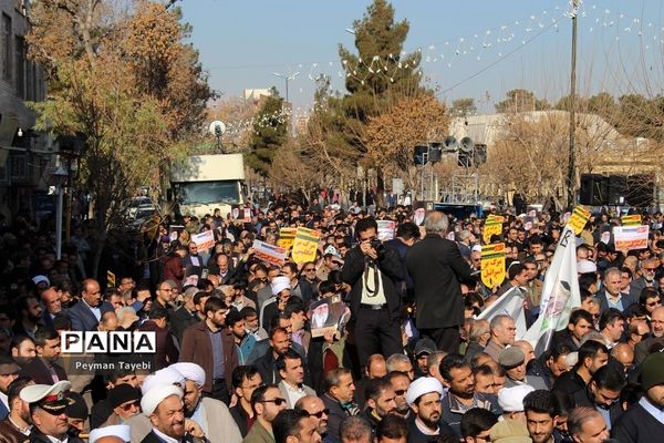 حماسه بزرگ 9 دی در سمنان