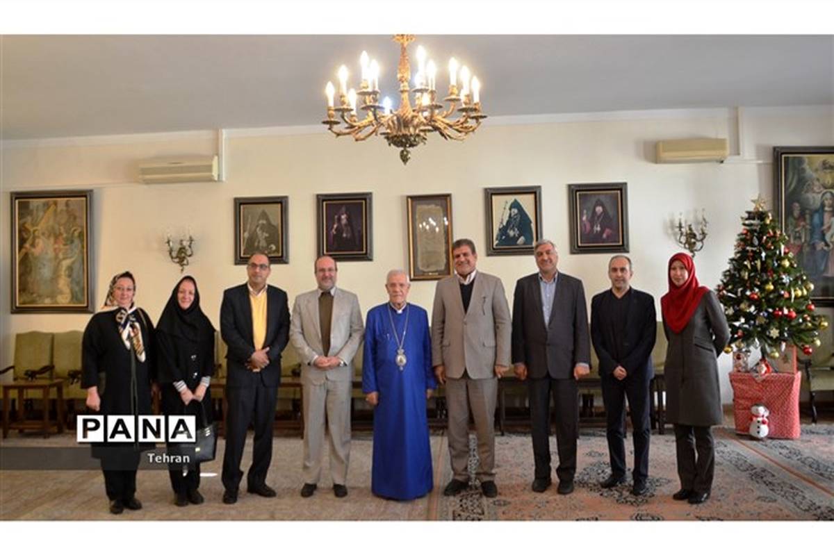 دیدار مدیرکل آموزش و پرورش شهر تهران با اسقف اعظم ارامنه تهران