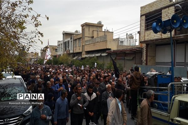 راهپیمایی ضد آمریکایی - صهیونیستی مردم شهرستان کازرون