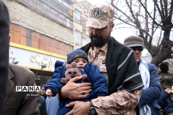 عزاداری مردم همدان در پی شهادت سردار قاسم سلیمانی