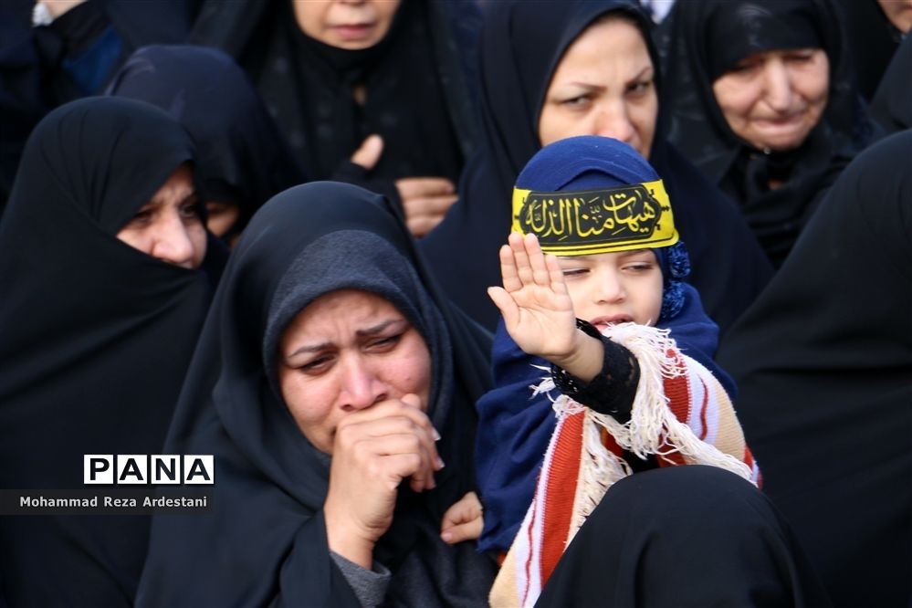 راهپیمایی ضد آمریکایی مردم ورامین به مناسبت  شهادت  سردار سلیمانی