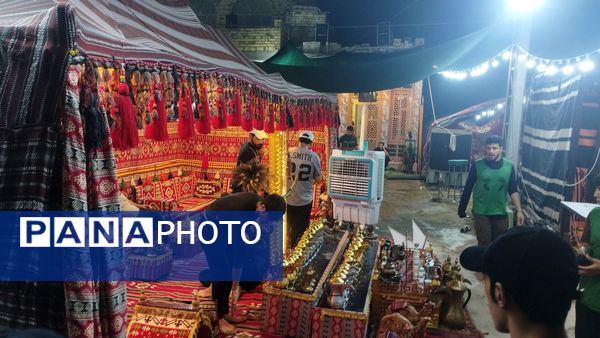 از تصاویر شهدا تا سفره‌های مهربانی در مسیر اربعین