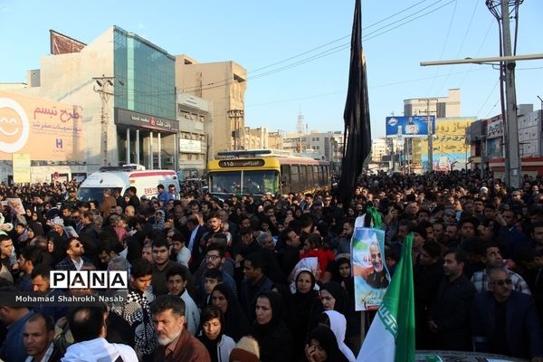 تشییع با شکوه پیکر سردار شهید سلیمانی در اهواز-2